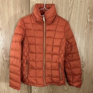 Michael Kors Orange Packable Down Puffer Jacket